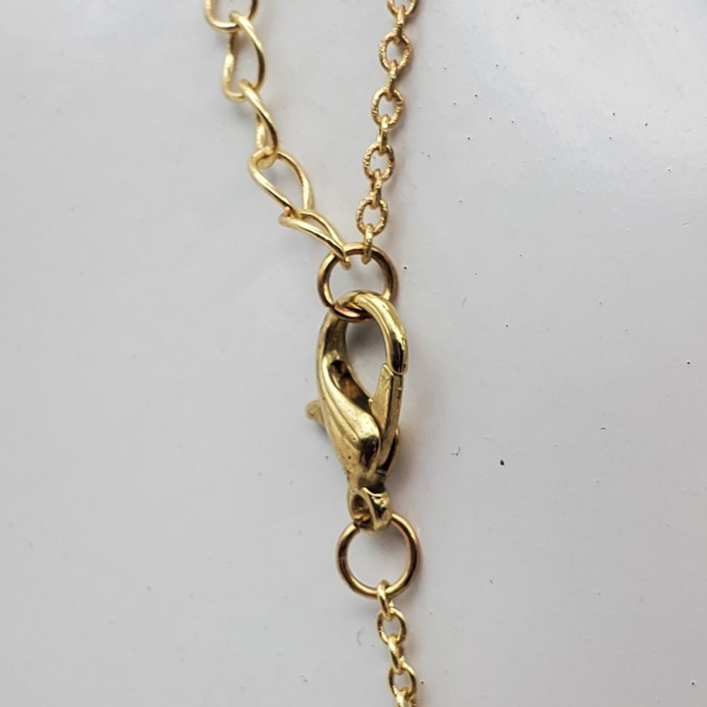 Gold plated novelty dinosaur necklace N2009