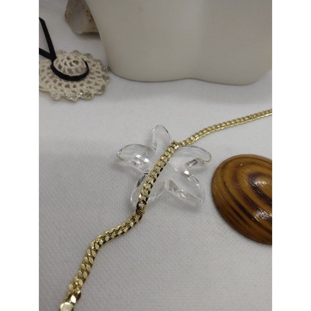 14kt Italy stamped gold chain Bracelet