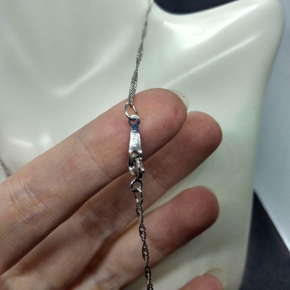 ❤️18k white gold plated sea turtle with authentic pearl caged pendant necklace