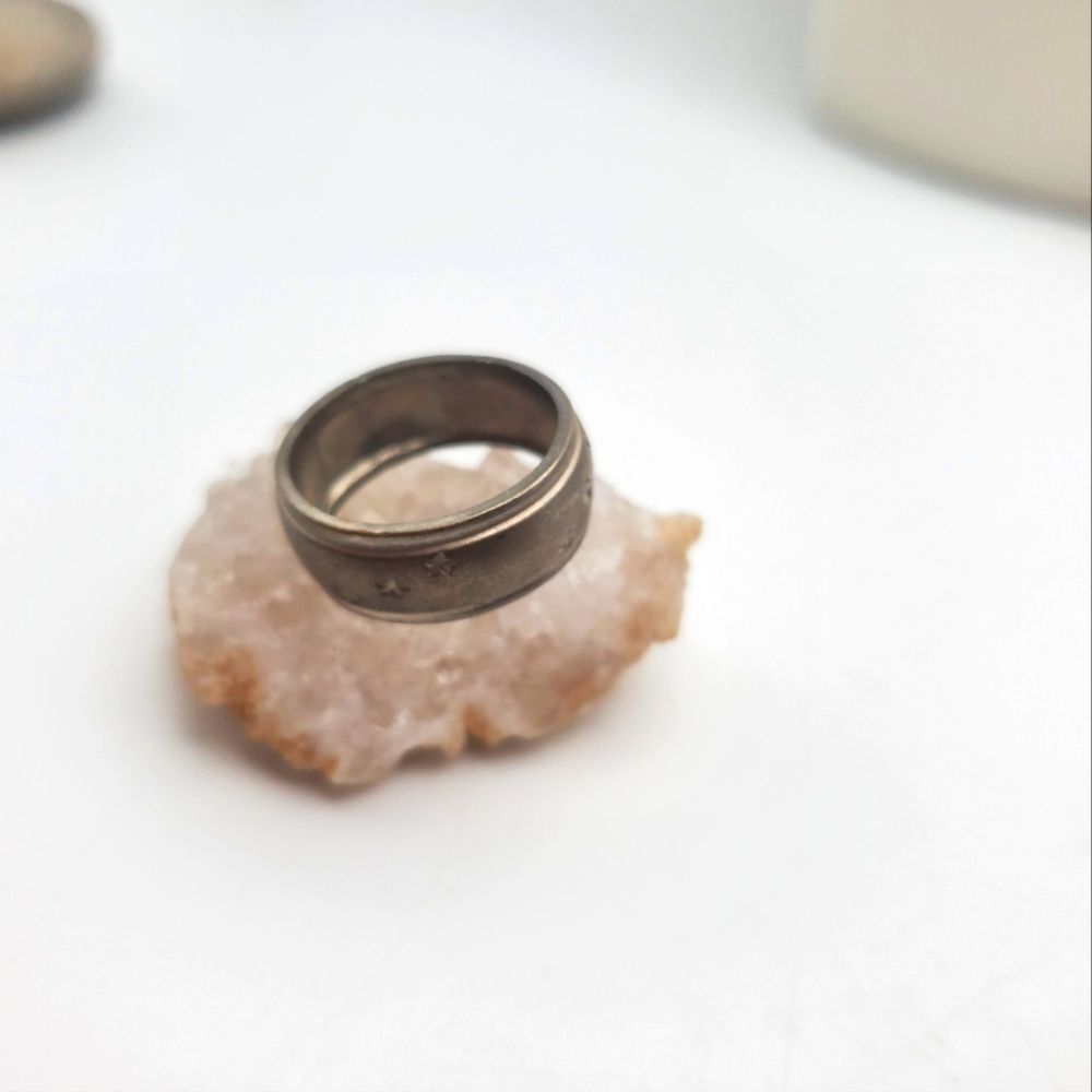 Size 6 sterling silver rising star ring