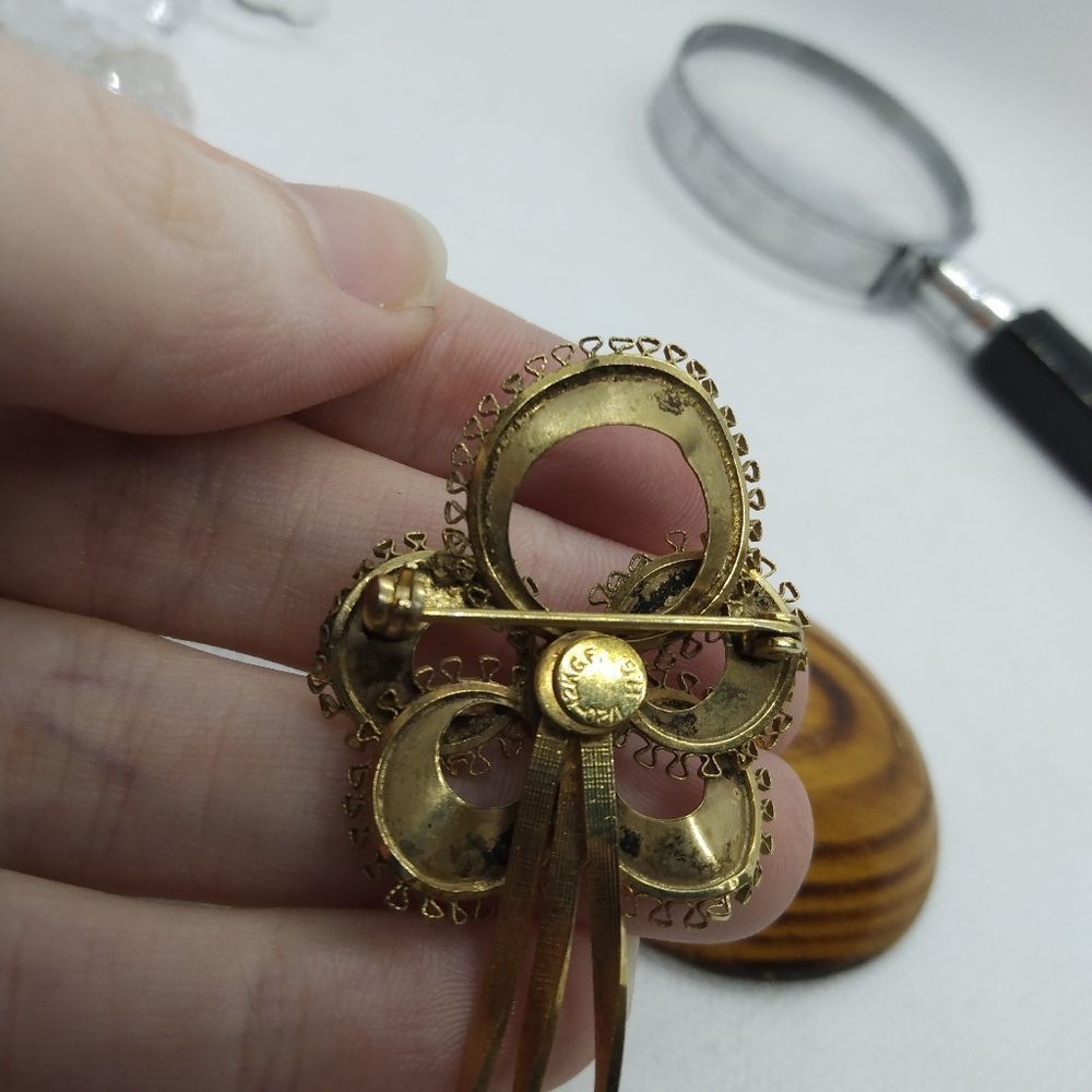 ❤️12kt gf Stunning vintage Victorian brooch