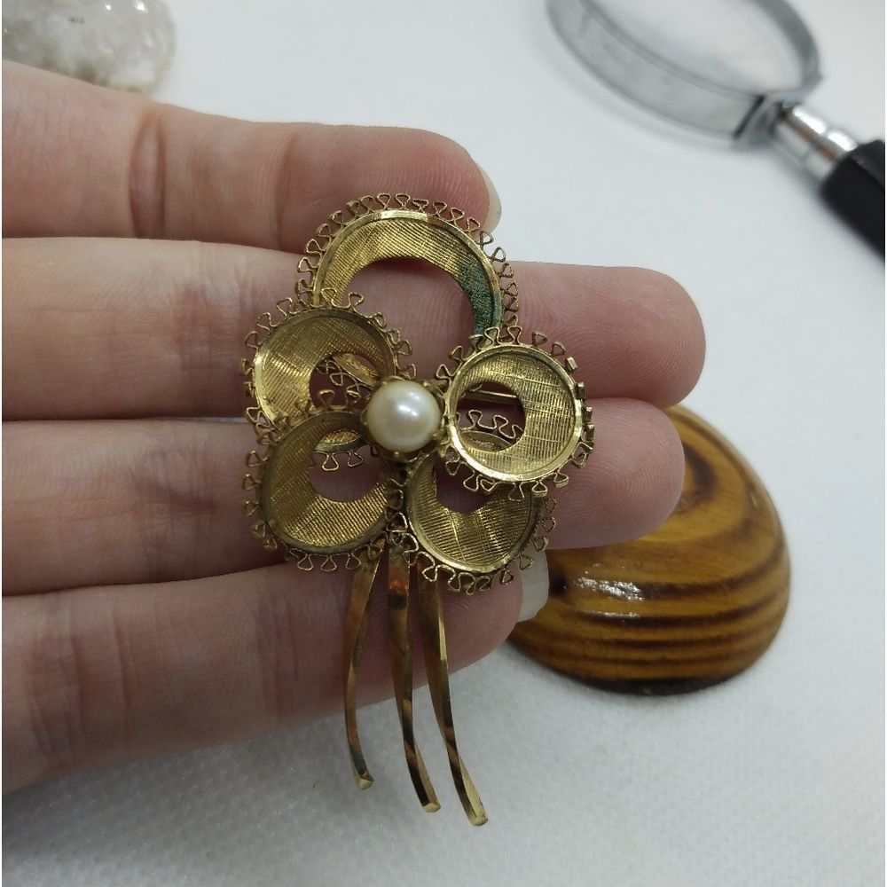 ❤️12kt gf Stunning vintage Victorian brooch