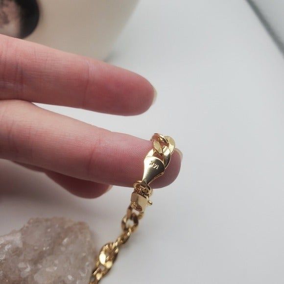 14k gold bonded bracelet