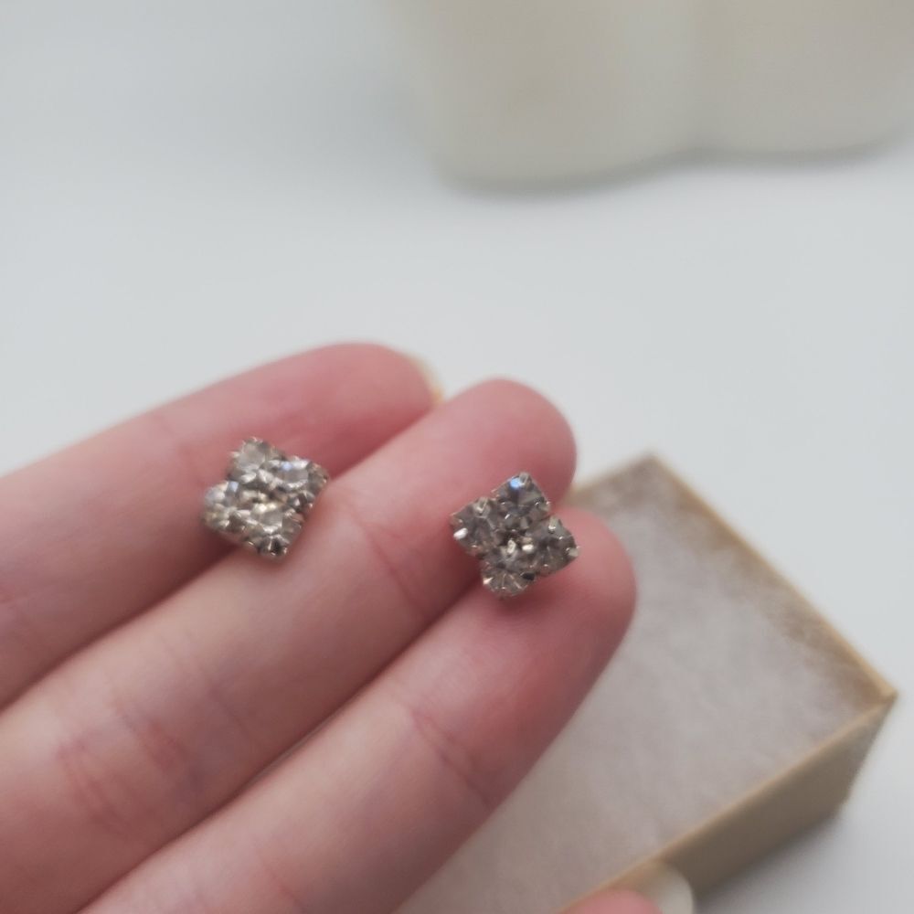 Crystal glazed earrings