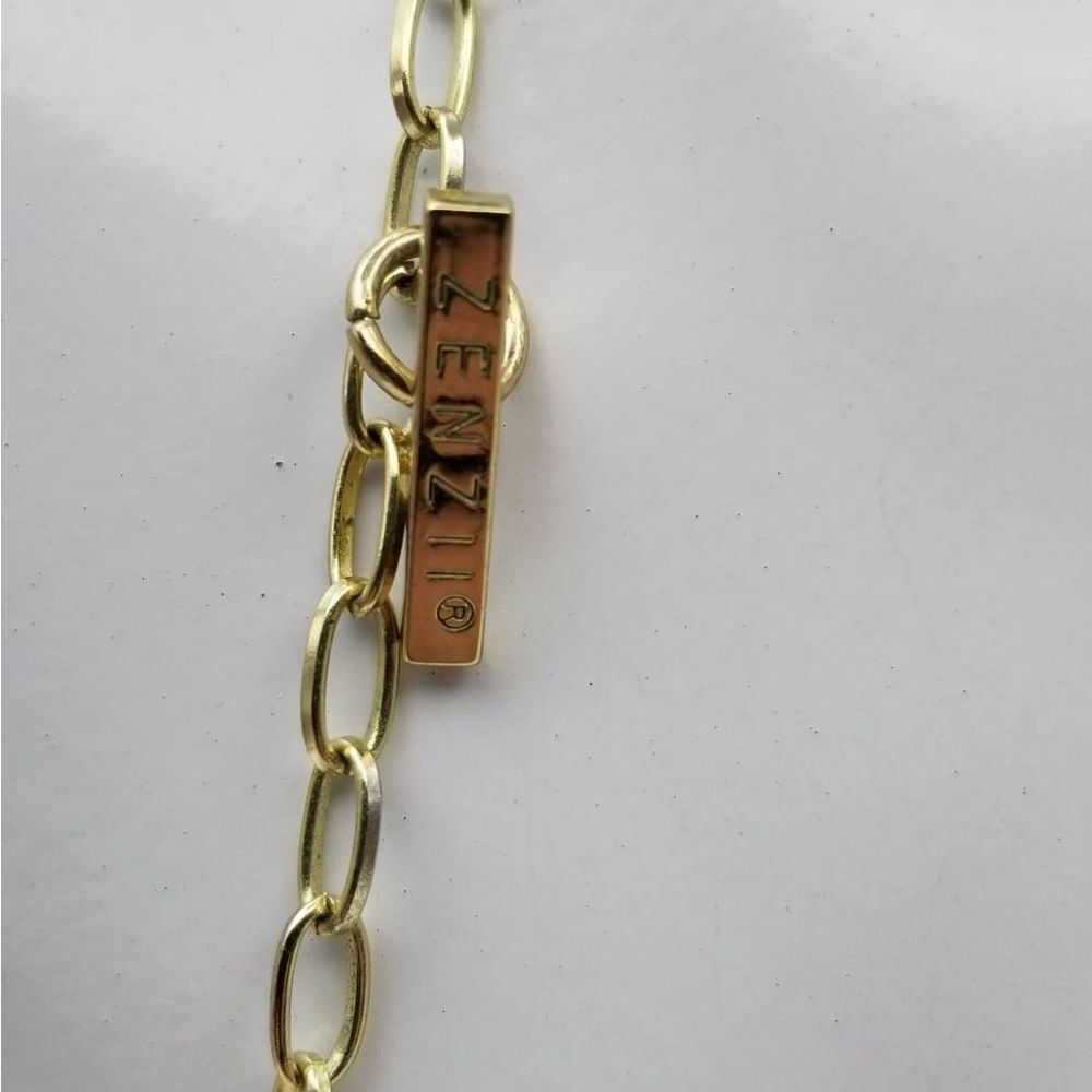 Art deco resin year of the dragon long length necklace
