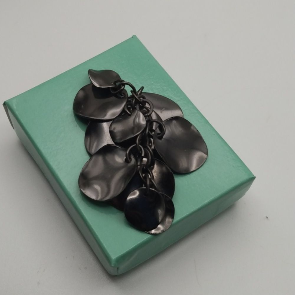 Black sequin Gothic charm