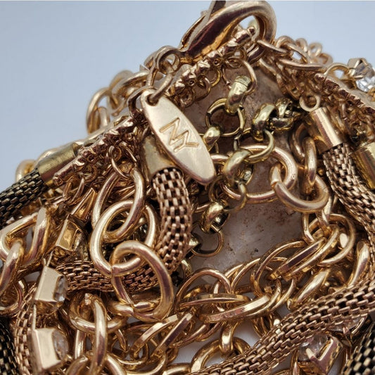 💥graceful valor gold‎ tone chained bracelet
