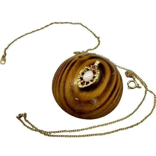 ❤️Genuine opal pendant necklace high end jewelry