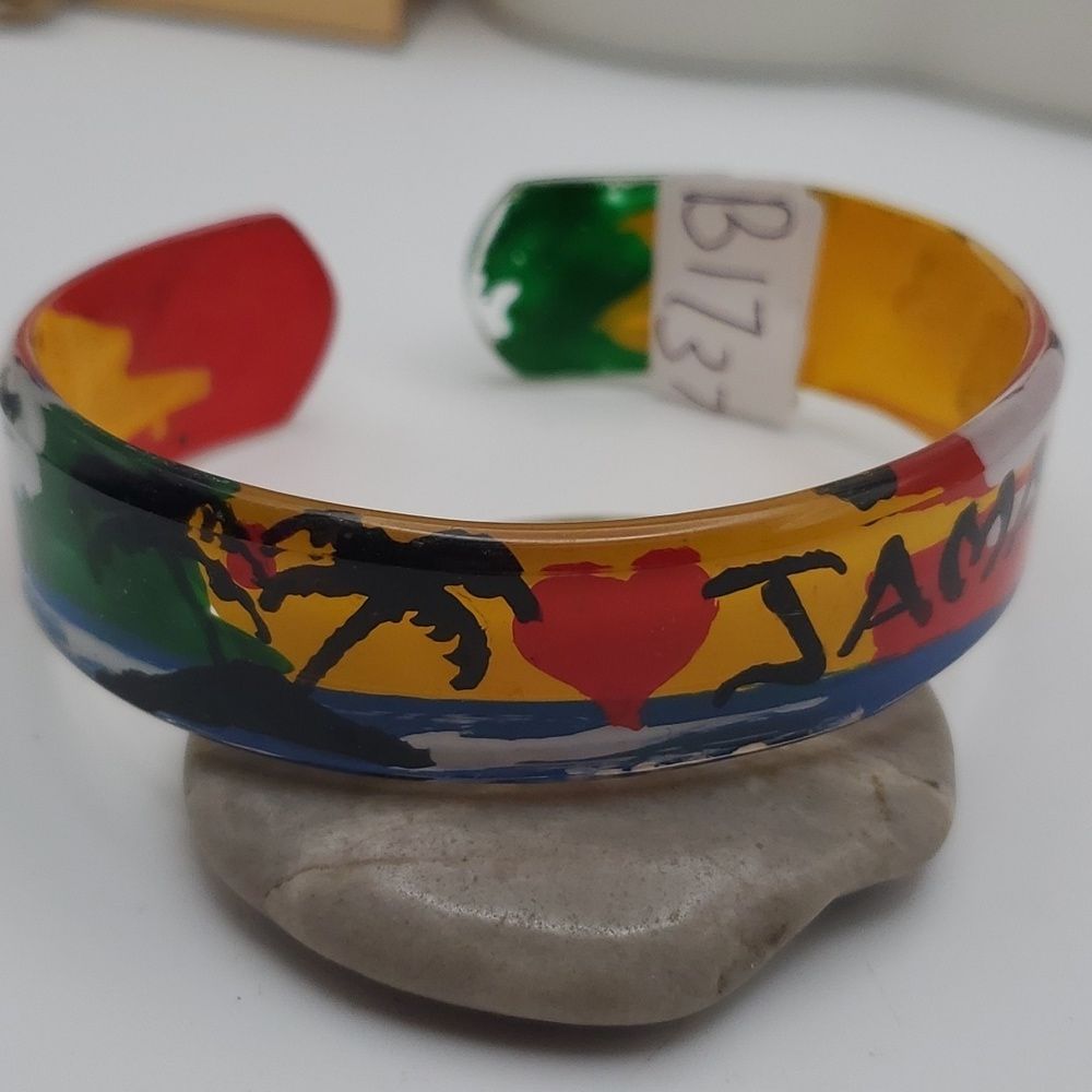 ❤️ Jamaica colorful‎ melt cuff bracelet vacation B1737